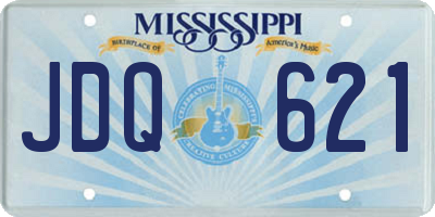 MS license plate JDQ621