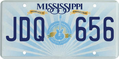 MS license plate JDQ656