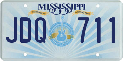 MS license plate JDQ711