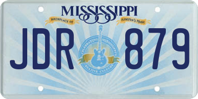 MS license plate JDR879