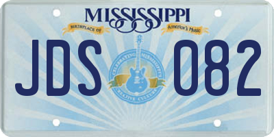 MS license plate JDS082