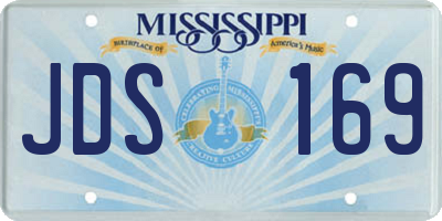 MS license plate JDS169