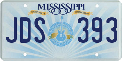 MS license plate JDS393