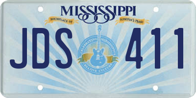 MS license plate JDS411