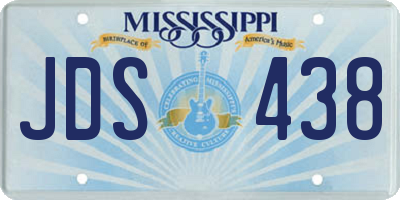 MS license plate JDS438