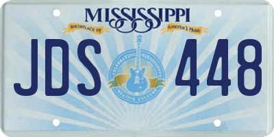 MS license plate JDS448