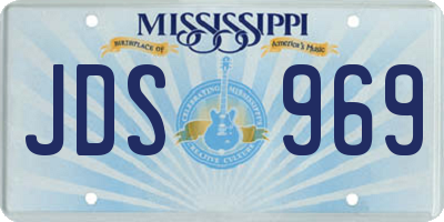 MS license plate JDS969