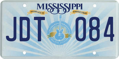 MS license plate JDT084