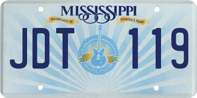 MS license plate JDT119