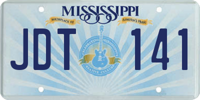 MS license plate JDT141