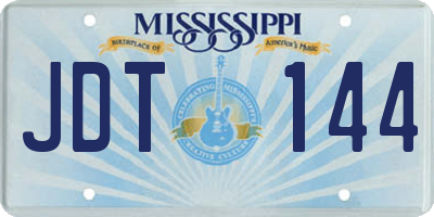 MS license plate JDT144