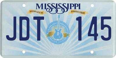 MS license plate JDT145