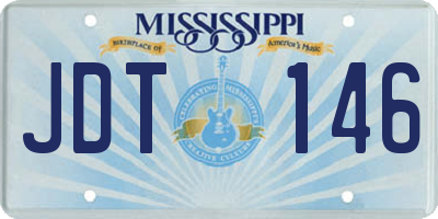 MS license plate JDT146