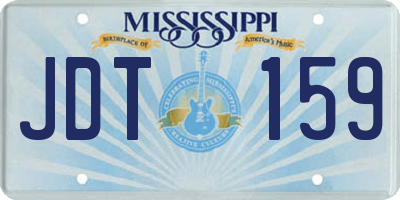 MS license plate JDT159