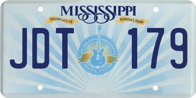 MS license plate JDT179