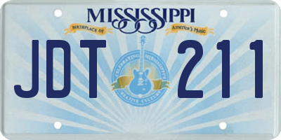 MS license plate JDT211