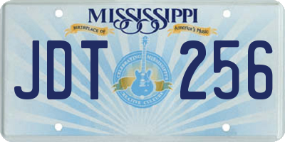MS license plate JDT256