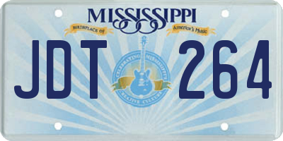 MS license plate JDT264
