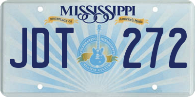 MS license plate JDT272