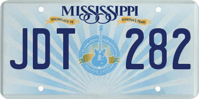 MS license plate JDT282