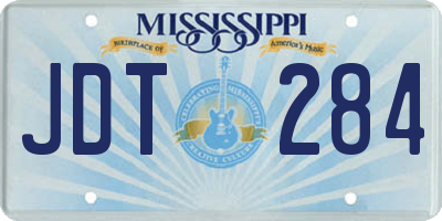 MS license plate JDT284