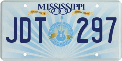 MS license plate JDT297
