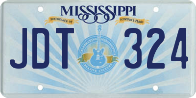 MS license plate JDT324