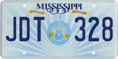 MS license plate JDT328