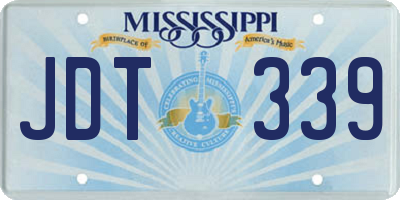 MS license plate JDT339