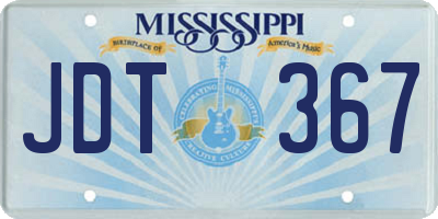 MS license plate JDT367