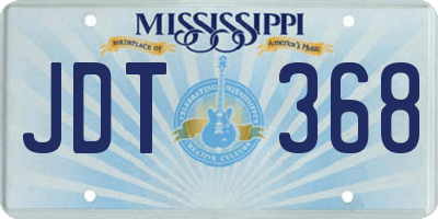 MS license plate JDT368