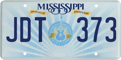 MS license plate JDT373