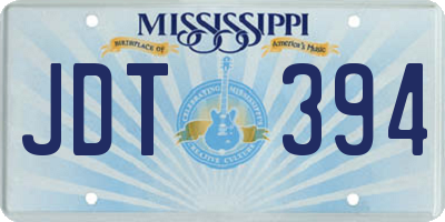 MS license plate JDT394
