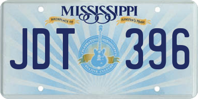 MS license plate JDT396