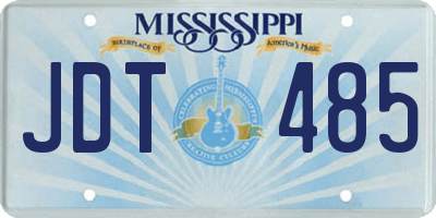 MS license plate JDT485