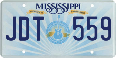 MS license plate JDT559
