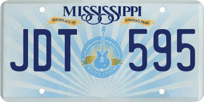 MS license plate JDT595