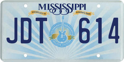 MS license plate JDT614