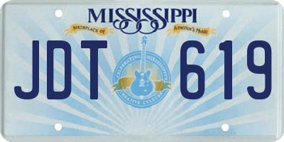 MS license plate JDT619