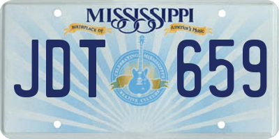 MS license plate JDT659