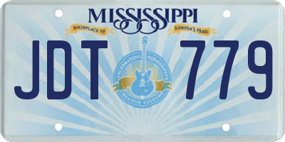MS license plate JDT779