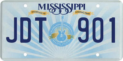 MS license plate JDT901