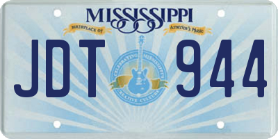 MS license plate JDT944