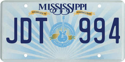 MS license plate JDT994