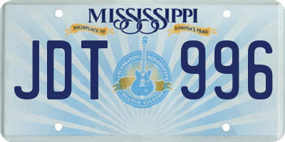 MS license plate JDT996
