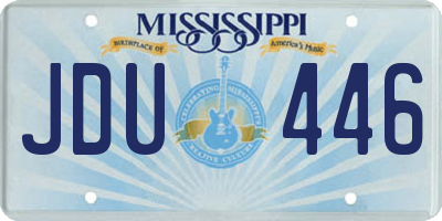 MS license plate JDU446