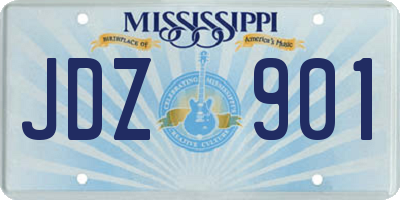 MS license plate JDZ901