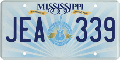 MS license plate JEA339