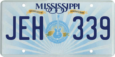 MS license plate JEH339