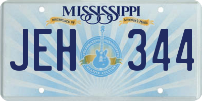 MS license plate JEH344